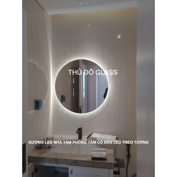Gương led nhà tắm phòng tắm có đèn led tại Hà Nội